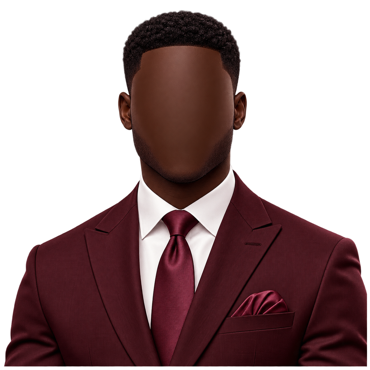 Silhouette of an African man advocate